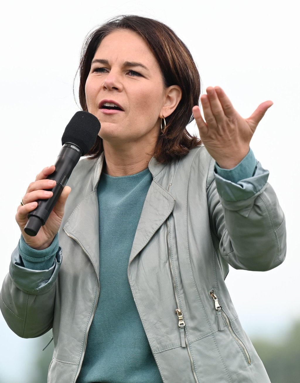 Annalena Baerbock, Parteivorsitzende und Kanzlerkandidatin von Bündnis 90/Die Grünen, spricht.