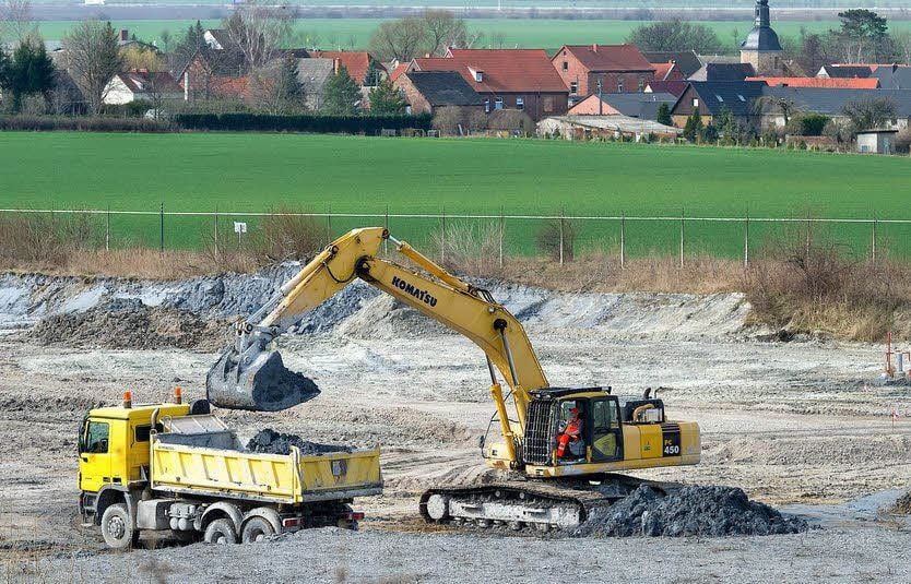 Die Altdeponie bei Knapendorf ist zu 85 Prozent bereits abgetragen.