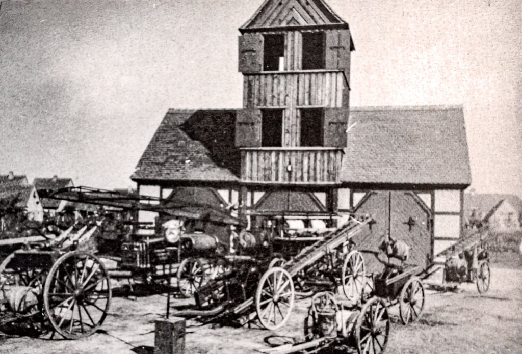 100 Jahre Freiwillige Feuerwehr Großkayna werden dieses Jahr gefeiert, leider coronabedingt nur mit einem internen Appell.