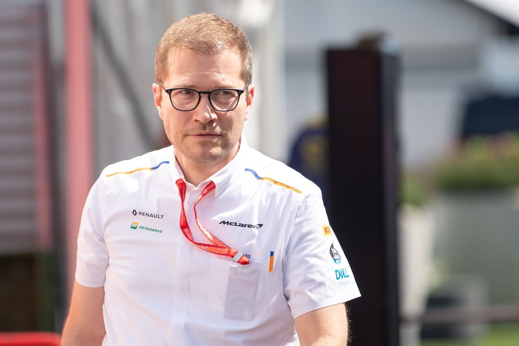 Erster und zweiter Platz - McLaren-Teamchef Andreas Seidl hatte in Monza doppelten Grund zum Feiern.
