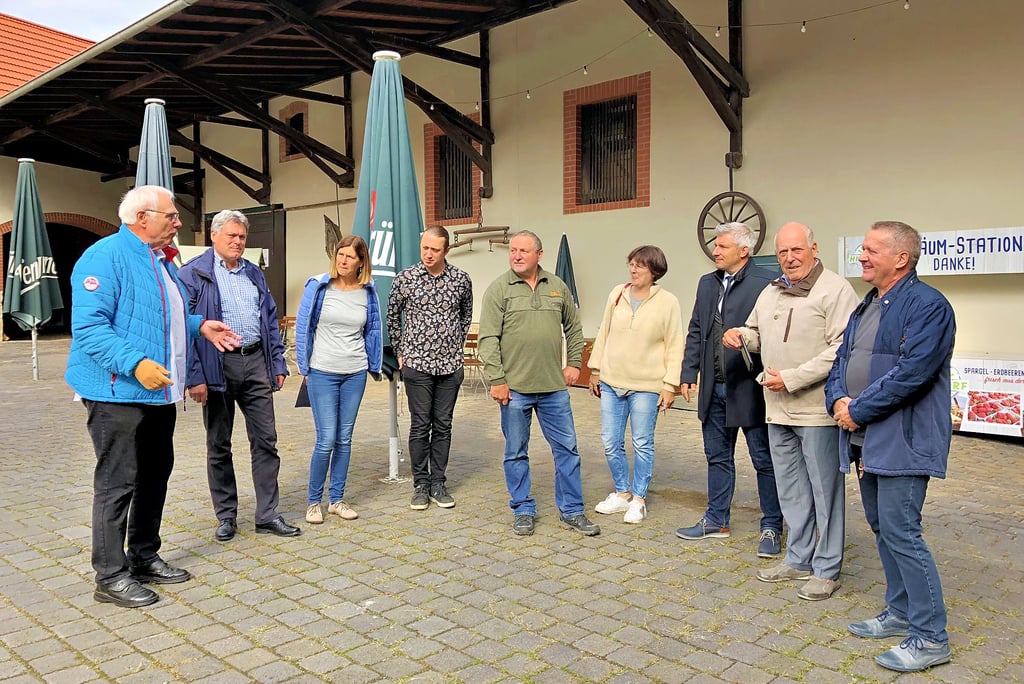 Auch Langeneichstädt präsentierte sich der Wettbewerbsjury von ?Unser Dorf hat Zukunft?.