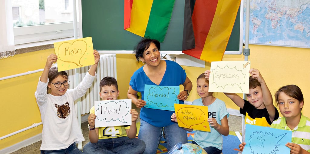 Maria Ruppel aus Bolivien ist neue Hort-Mitarbeiterin an der Schule in Kretzschau. Sie möchte den Kindern auch die spanische Sprache näher bringen.