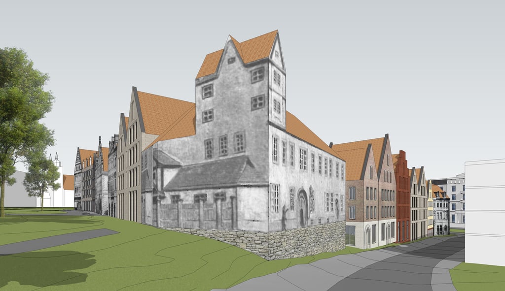 So soll es aussehen, das rekonstruierte Viertel der Magdeburger Altstadt.