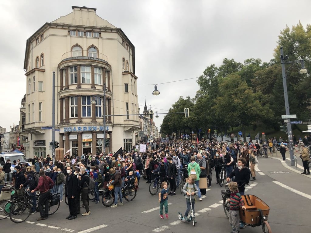 Klima-Demo in Halle