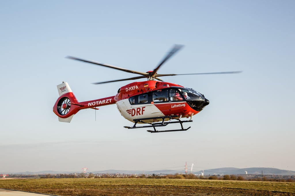 Ein Rettungshubschrauber
