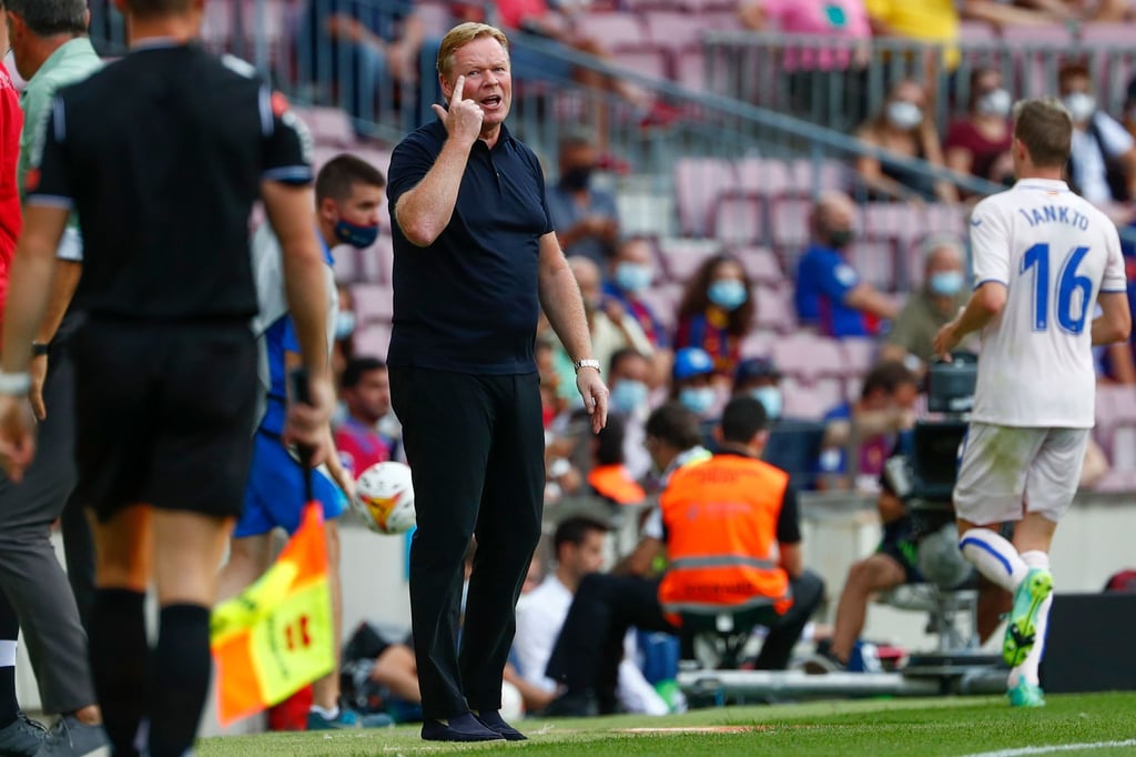 Cheftrainer Ronald Koeman steht in Barcelona in der Kritik.