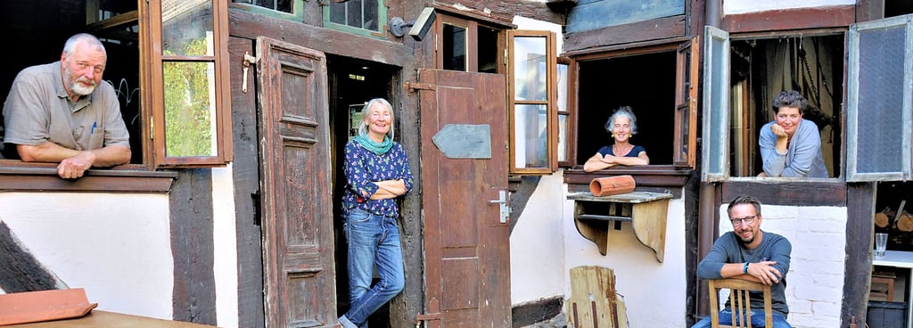 Der Bürgermeisterhof in Salzwedel gehört zu den altmärkischen "Kreativorten im Grünen". Sie werden am 25. September beim "Open Neuland Festival" in Goldbeck zum Thema.