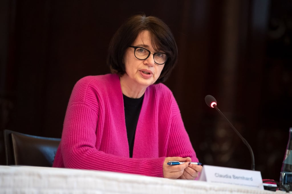Claudia Bernhard (Linke), Senatorin für Gesundheit.