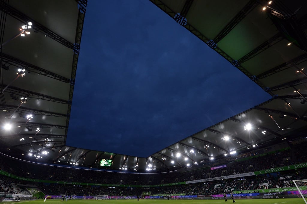 Das Wolfsburger Stadion vor der Partie gegen Eintracht Frankfurt.