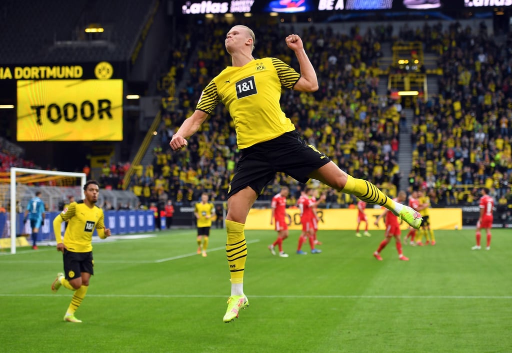 Dortmunds Erling Haaland traf gegen Union doppelt.