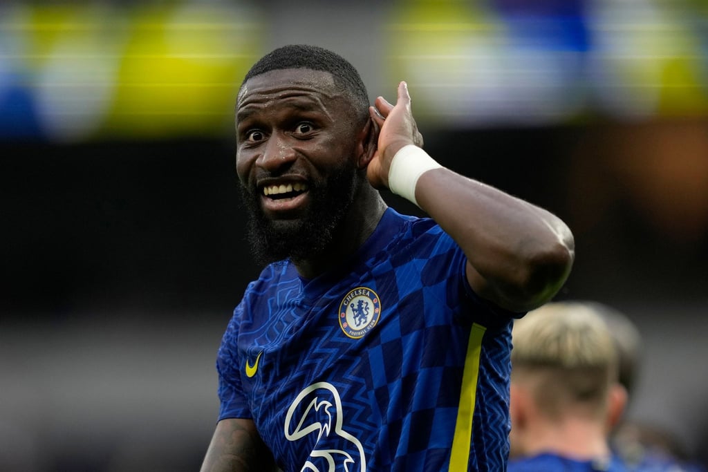 Antonio Rüdiger vom FC Chelsea jubelt nach einem Tor.