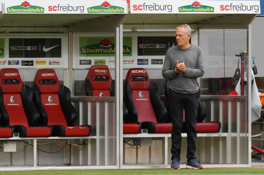 Warnt vor zuviel Nostalgie beim letzten Spiel im alten Dreisamstadion: Freiburgs Trainer Christian Streich.