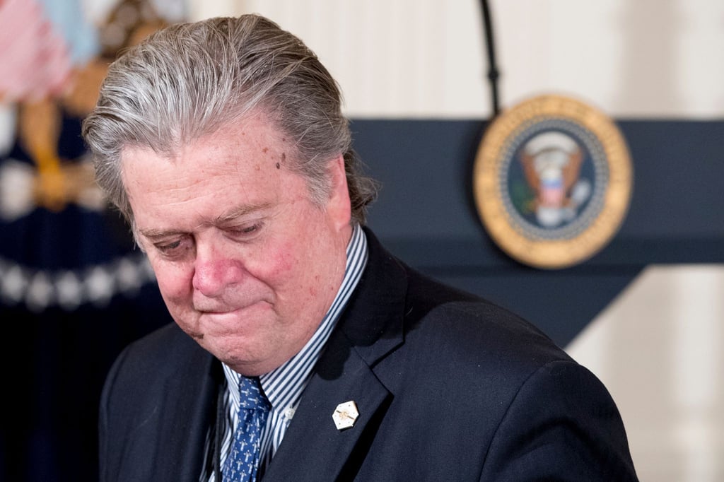 Stephen Bannon war Chefstratege des ehemaligen US-Präsidenten Donald Trump.
