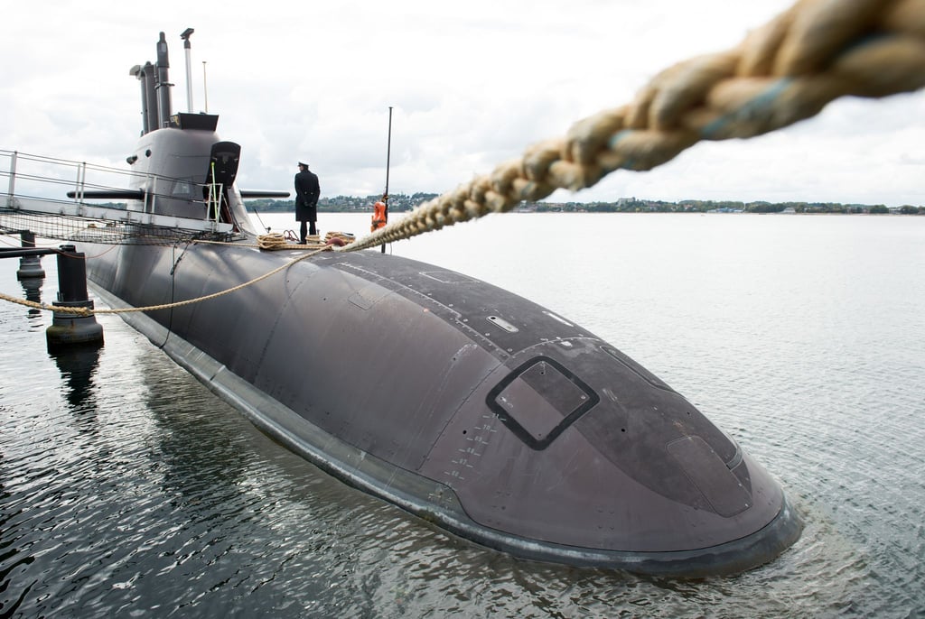 Das U-Boot „U36“ der Klasse U212A wird in Eckernförde (Schleswig-Holstein) im Rahmen eines Festaktes in den Dienst gestellt.