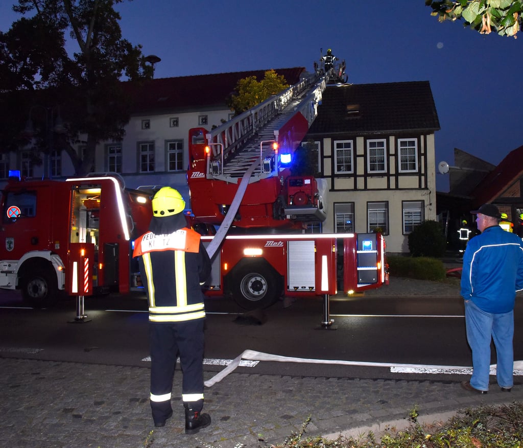 Dachstuhlbrand Klötze