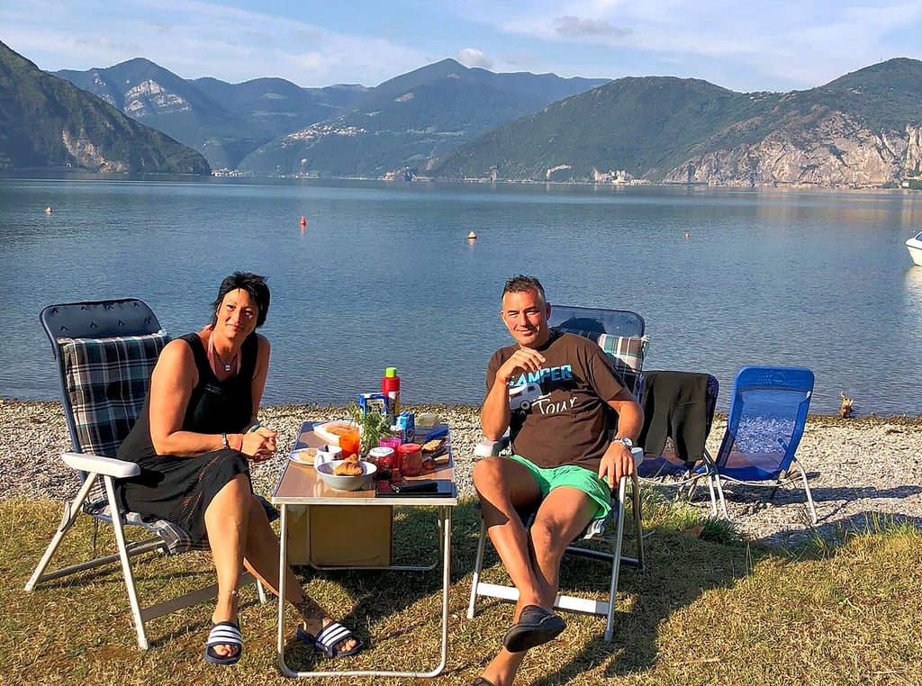 Sabine Hartmann aus Baalberge ist Erstcamperin und war mit ihrem Partner Tommy in Italien im Urlaub.