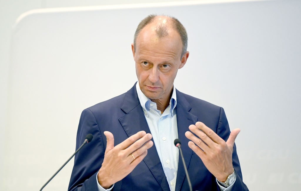 Friedrich Merz (CDU) spricht.