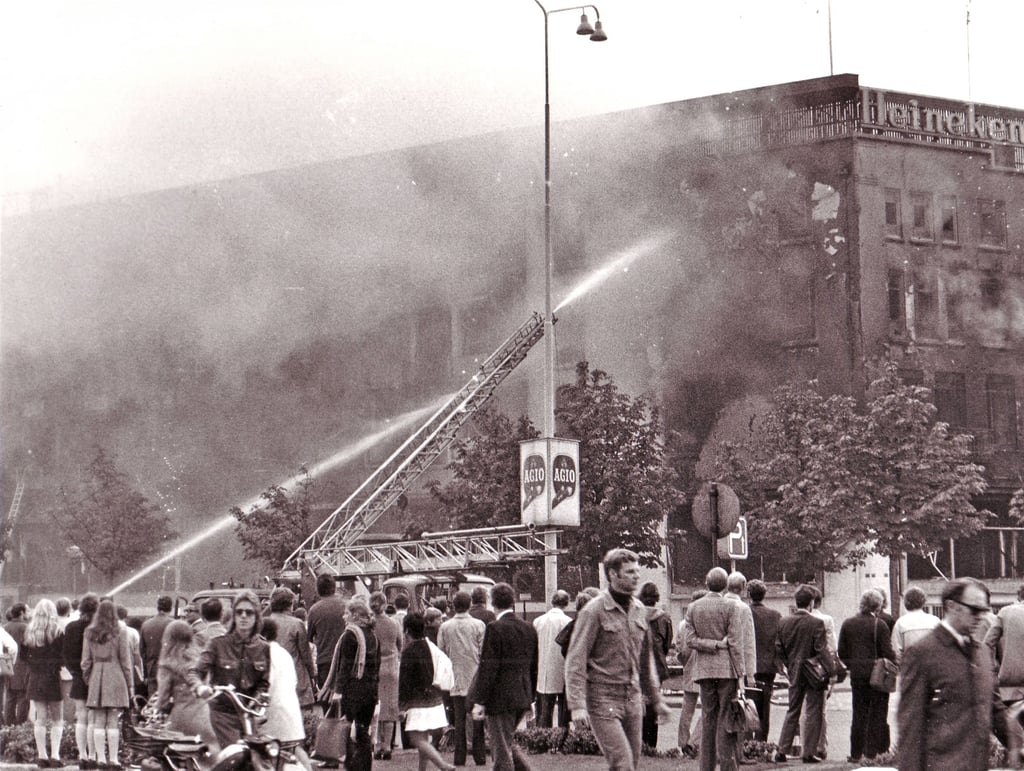 Beim Brand des Eindhovener Hotels ?Silbernes Seepferdchen? kamen am 28. September 1971 insgesamt 20 Menschen ums Leben.