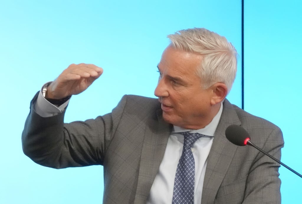Thomas Strobl (CDU), Innenminister von Baden-Württemberg, spricht.