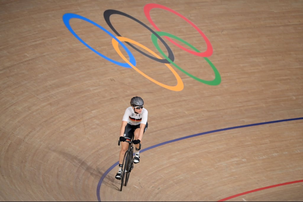 Lea Sophie Friedrich aus Deutschland beim Training.