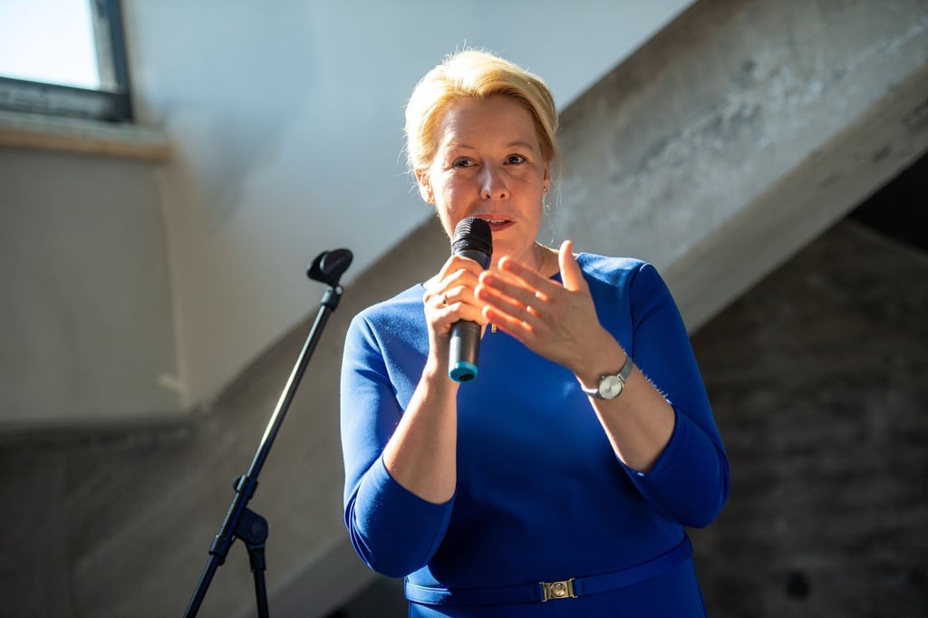 Franziska Giffey (SPD) spricht.