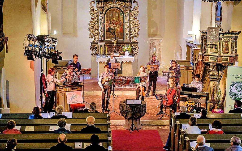 In der Kirche St. Marien gab es ein Konzert der Musikschüler.