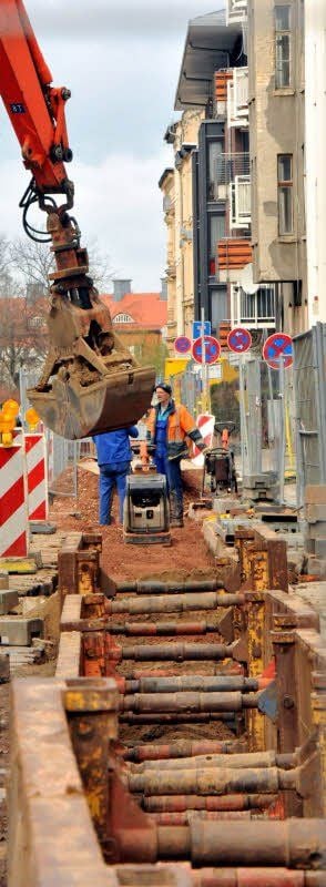 Neben dem Hochbau geht es in die Tiefe. Eine Krone hat das Viertel schon.