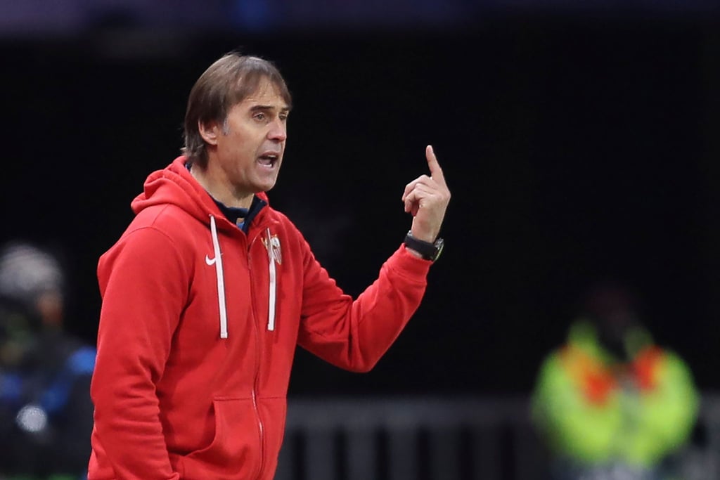 Sevillas Trainer Julen Lopetegui.