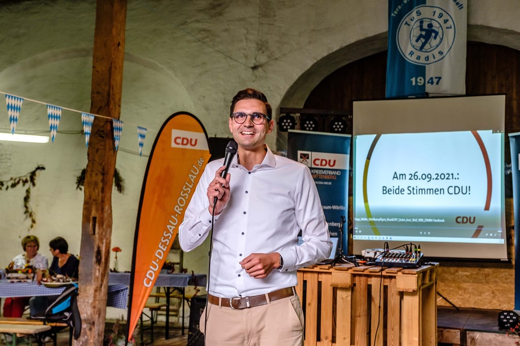 Konnte jubeln: Sepp Müller (CDU) holte in Wittenberg ein außerordentlich gutes Ergebnis