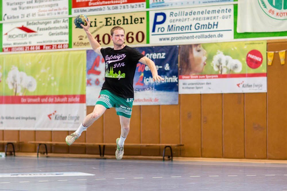 René Uelsmann jagt den Köthener Tor-Rekord.