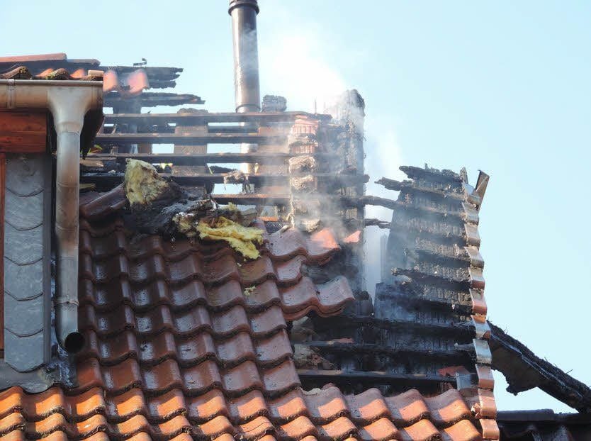 Bei dem Brand in Wegeleben entstand ein Schaden von rund 50.000 Euro.
