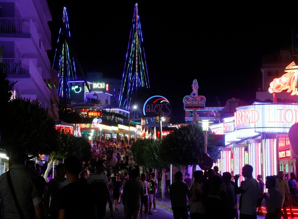 Nachtleben in Magaluf.