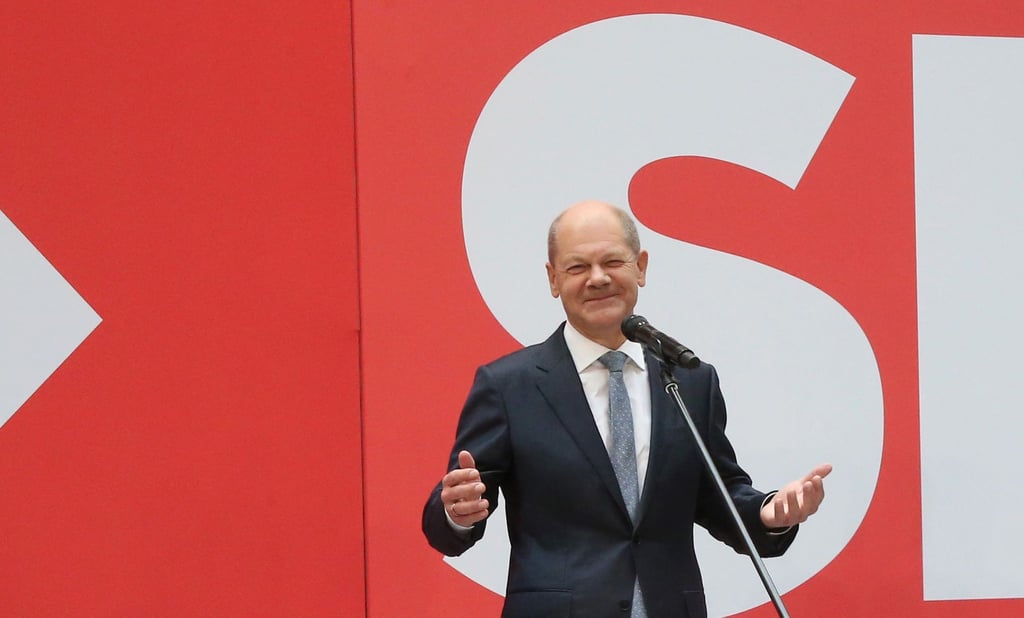 SPD-Kanzlerkandidat Olaf Scholz sieht für seine Partei einen „sichtbaren Auftrag“ zur Regierungsbildung.