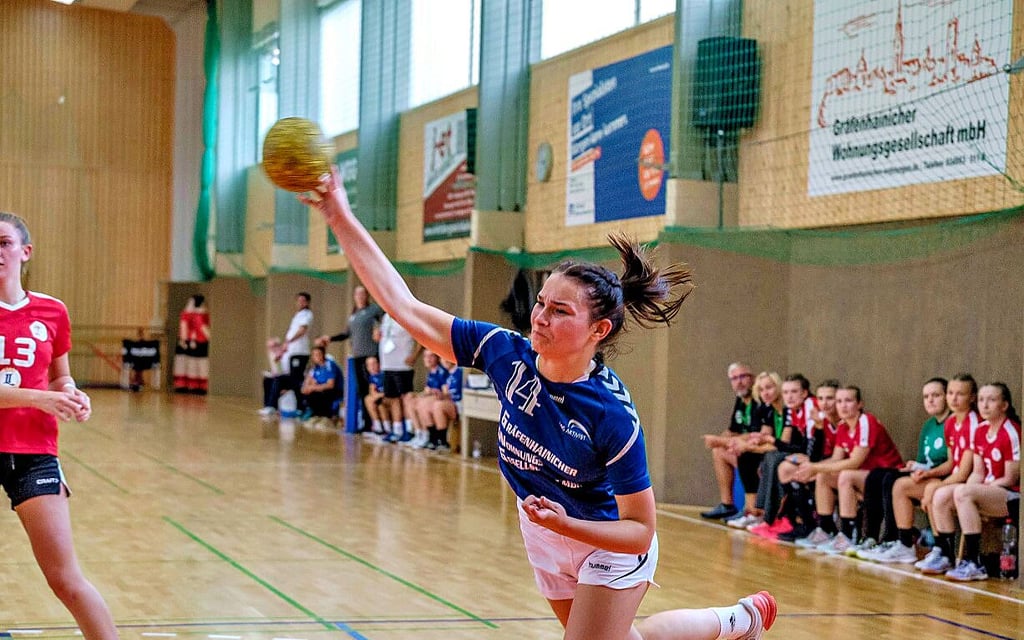 Fanny Weber steuert vier Treffer zum BSG-Sieg bei.