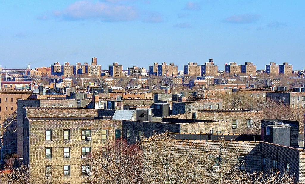 Die Queensbridge Houses in New York wurden in den 1930er Jahren als soziales Wohnprojekt errichtet.
