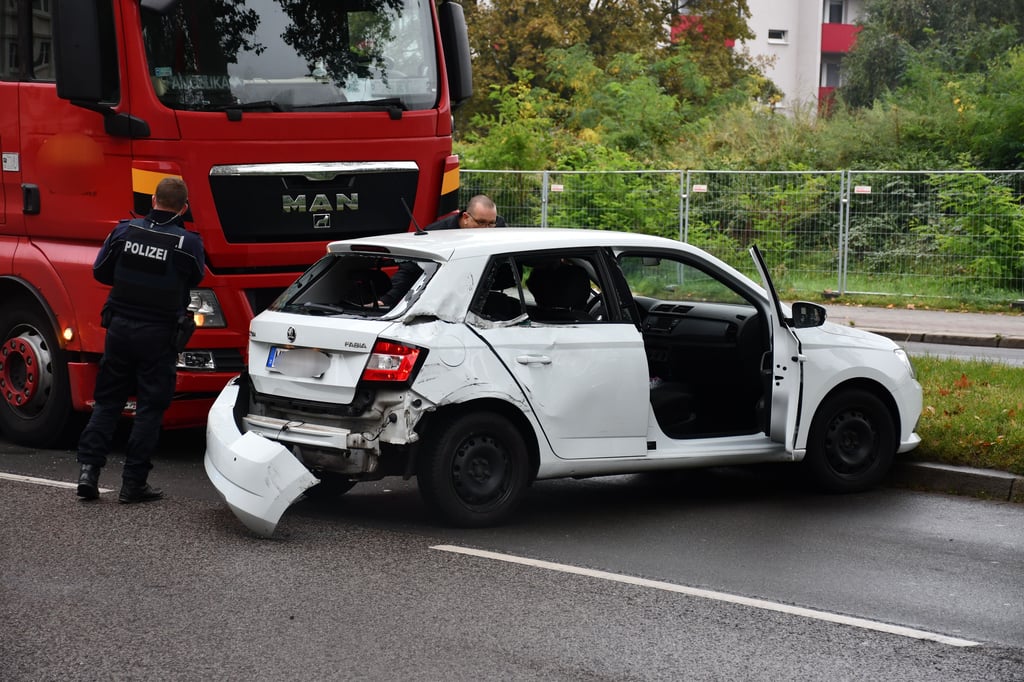 Auf der Walther-Rathenau-Straße in Magdeburg kam es zu einem Unfall.