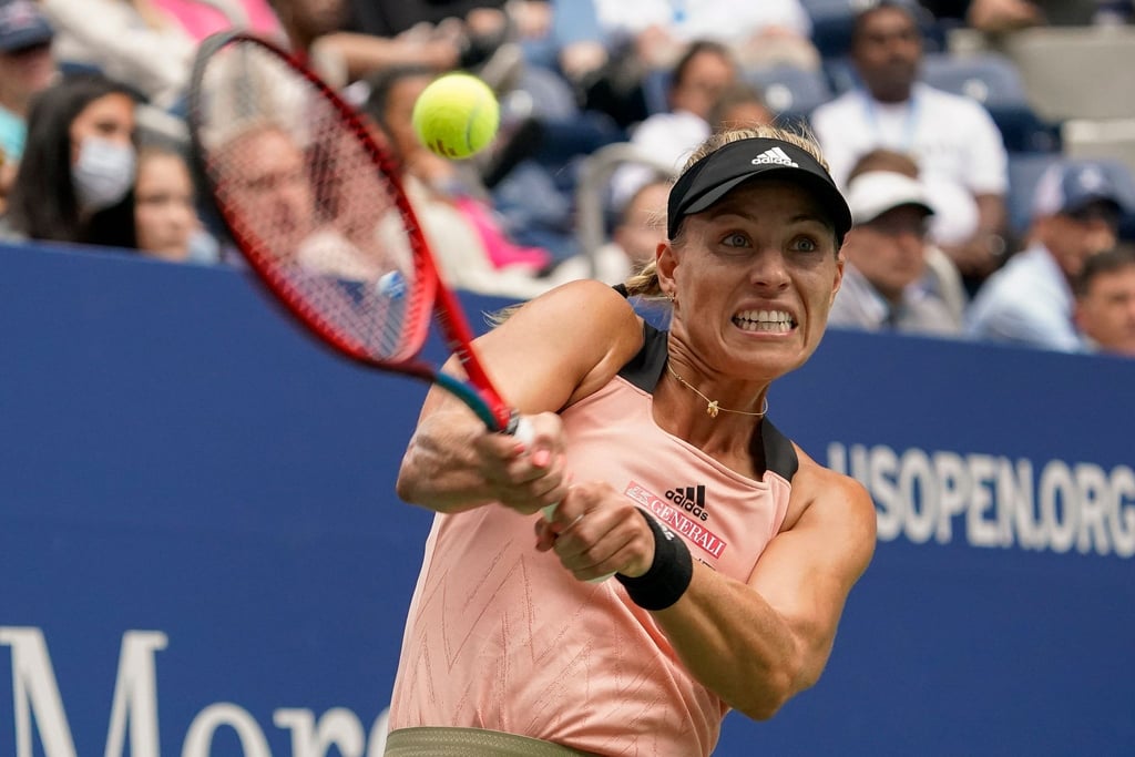 Angelique Kerber in Aktion und eine Runde weiter.