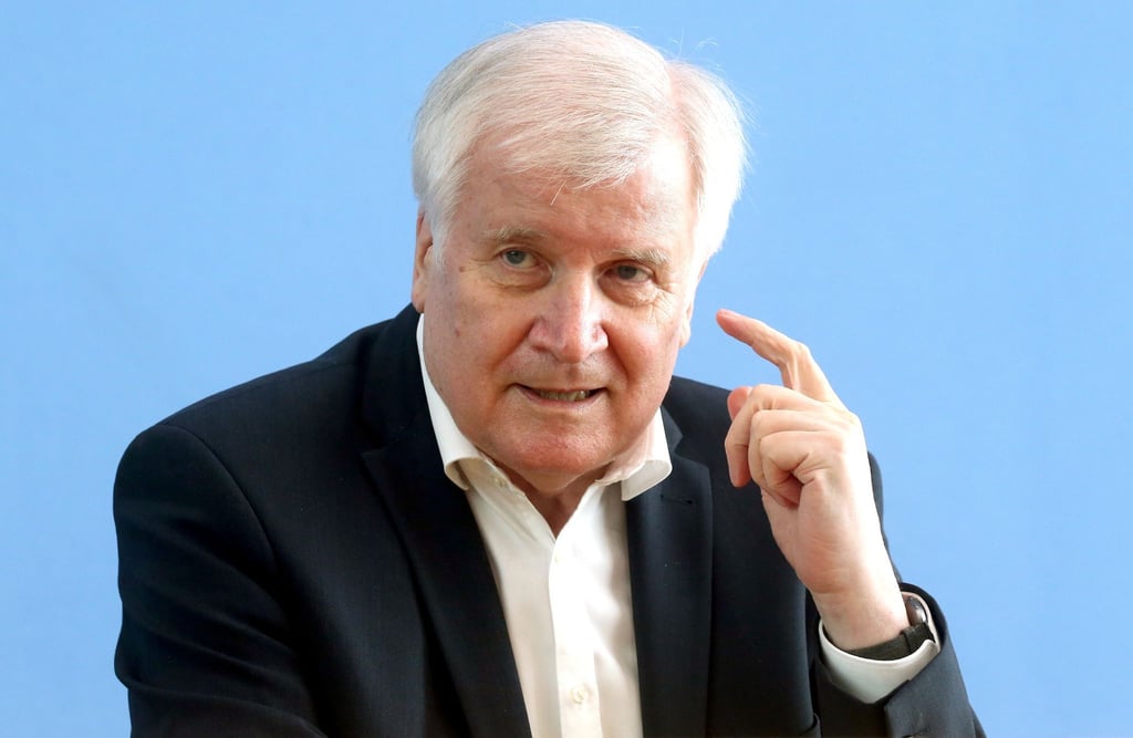 Bundesinnenminister Horst Seehofer (CSU) bei einer Pressekonferenz.