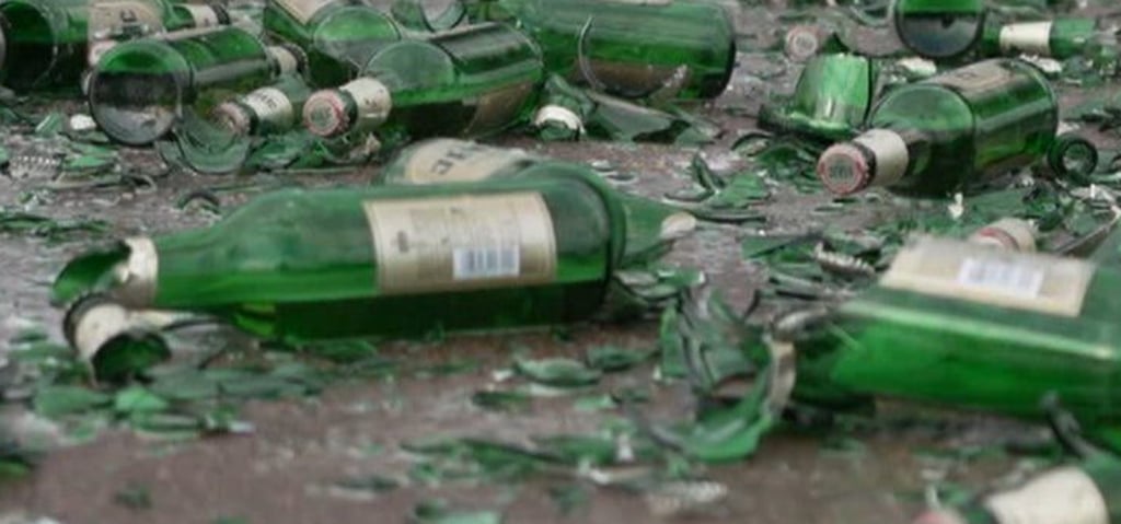 Bierflaschen-Müll - Symbolbild