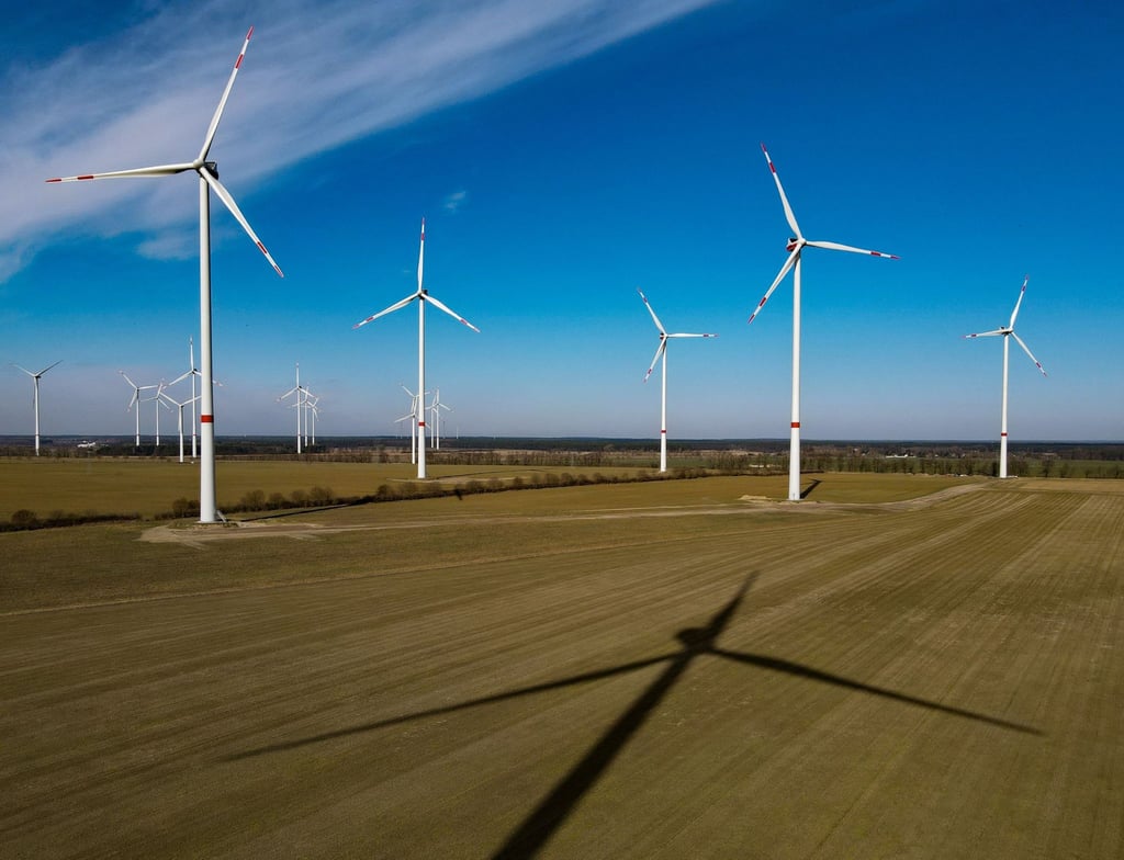 Blick auf einen Windpark. (Symbolfoto)