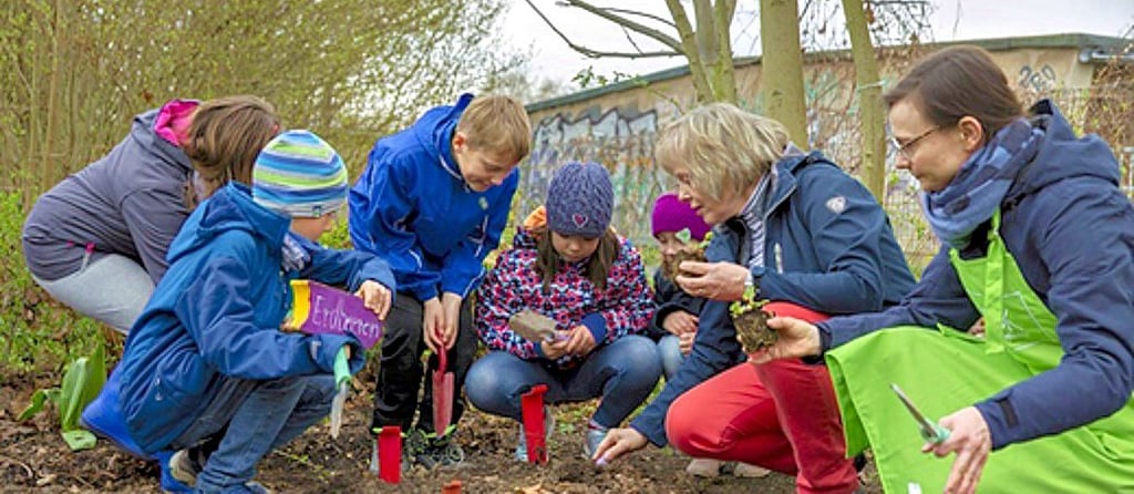 In der Grundschule Wansleben können die Kinder im Rahmen eines Schulgartenprojekts künftig selbst Gemüse anbauen.