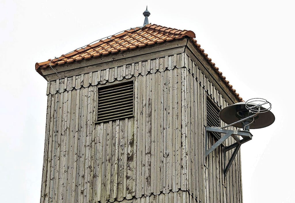 Die Sirene am Feuerwehrhaus in Warnstedt