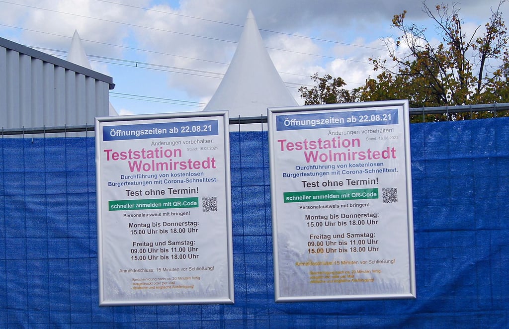 Corona-Testzentrum im Lindenpark schließt endgültig.