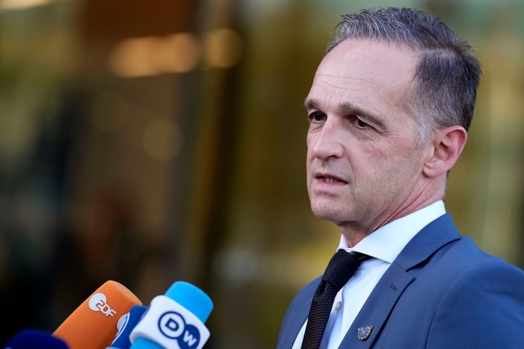 Heiko Maas (SPD), Bundesaußenminister, spricht.
