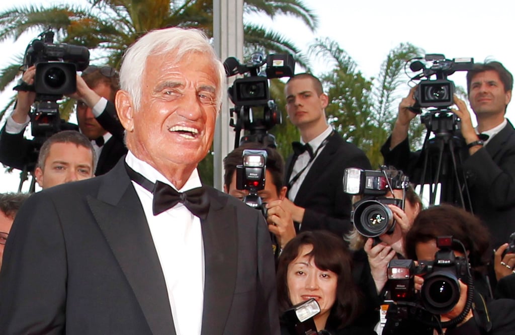 Jean-Paul Belmondo, französischer Schauspieler, kommt 2011 bei den Filmfestspielen in Cannes zu einer Gala.
