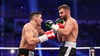 Robin Krasniqi (l.) und Dominic Bösel sehen sich am 9. Oktober im Ring wieder.
