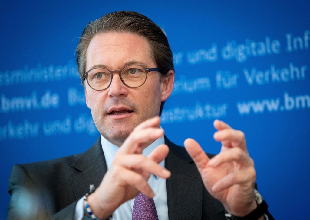 Andreas Scheuer (CSU), Bundesminister für Verkehr und digitale Infrastruktur.