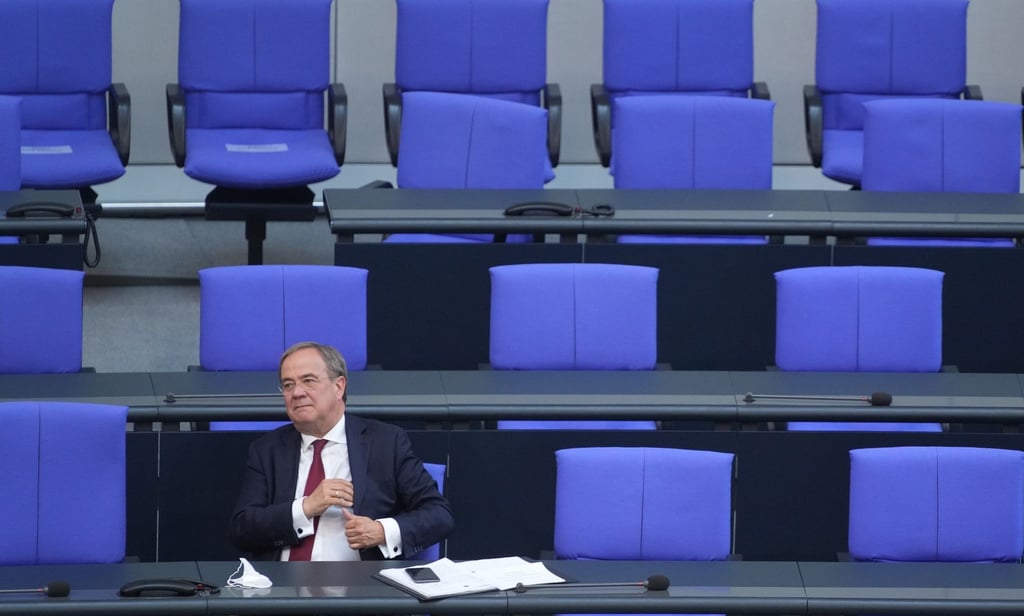 Kann mit den neuen Umfragezahlen alles andere als zufrieden sein: Unionskanzlerkandidat Armin Laschet.