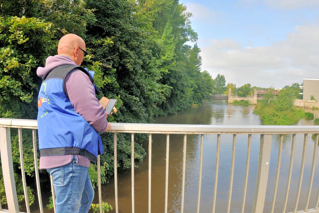 Heimo Reilein, Vorsitzender der IG Bode-Lachs e.V., ist schon seit Jahren mit dem Thema Bode-Wehr vertraut. Erwird auch bei der Abfischung in den nächsten Wochen mit vor Ort sein.