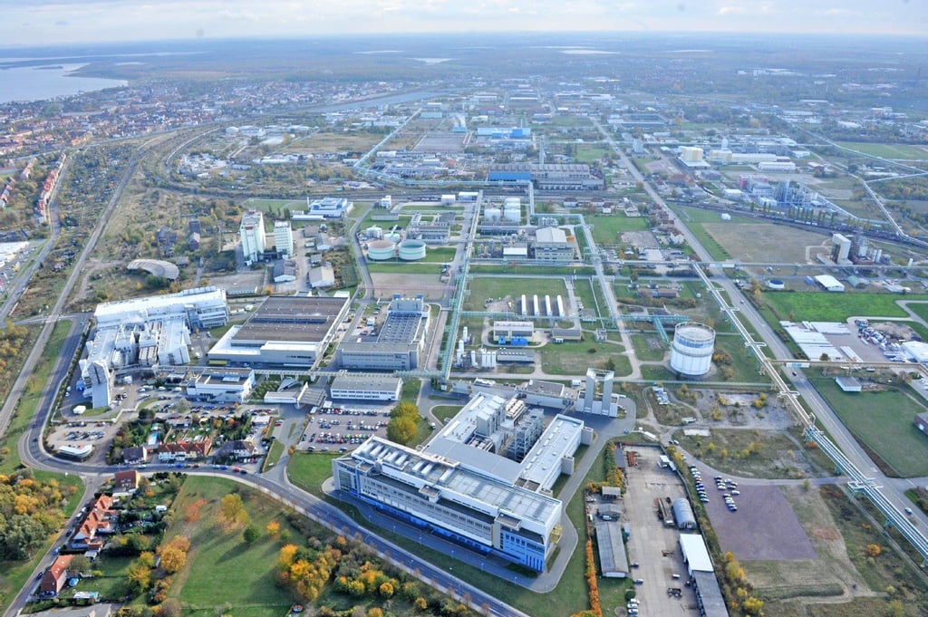 Der Chemiepark in Bitterfeld-Wolfen.